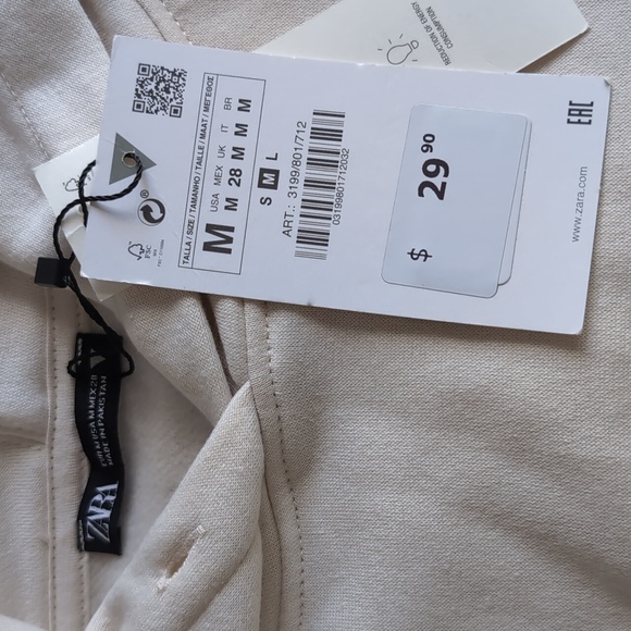 NWT Zara Cropped Sweatshirt - Picture 2 of 6